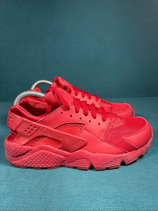 Nike Air Huarache Run Mens Size 8 Triple Red University Red Sneakers 318429-660 main image 8